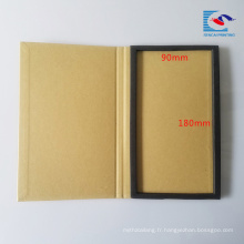 couverture rigide brun artisanat papier écran protecteur paquet